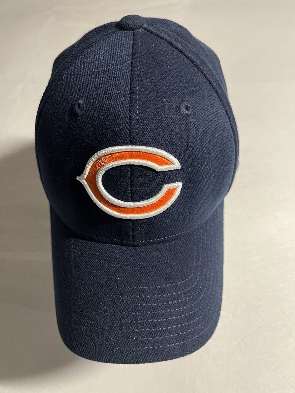 Chicago Bears Reebok NFL On Field GSH Navy Stretch Fit Baseball Hat OSFA
